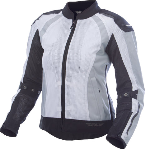 Fly Racing Women's Cool Pro Mesh Jacket - White/Black - Vamoose Gear Apparel