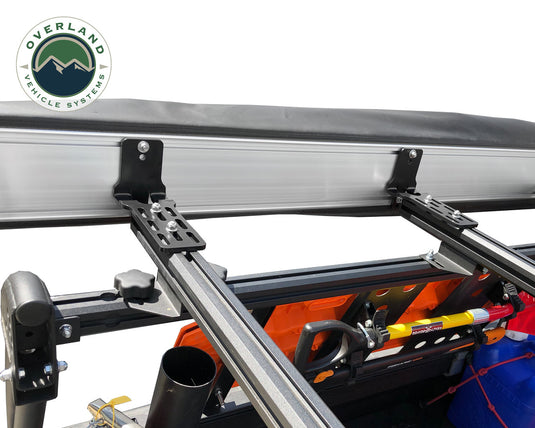 Overland Vehicle Systems 270 Driver Side Awning With Bracket Kit For Mid - High Roofline Vans - Vamoose Gear