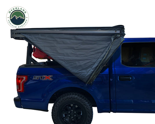 Nomadic 270 LT Awning - Passenger Side 19569907- Dark Gray Cover With Black Cover Universal - Vamoose Gear