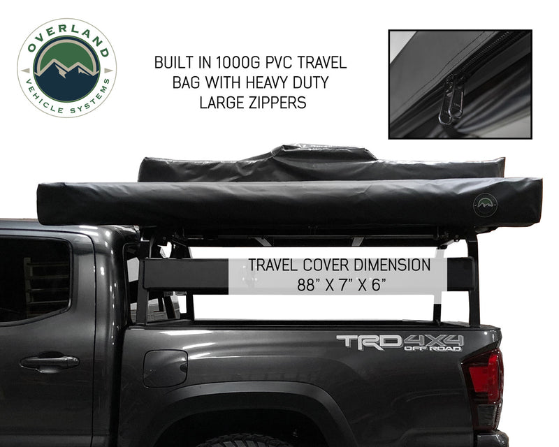 Load image into Gallery viewer, Overland Vehicle Systems 270 Driver Side Awning With Bracket Kit For Mid - High Roofline Vans - Vamoose Gear
