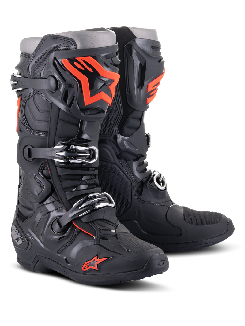 Load image into Gallery viewer, Alpinestars Tech 10 Boots - Black / Red Fluo
