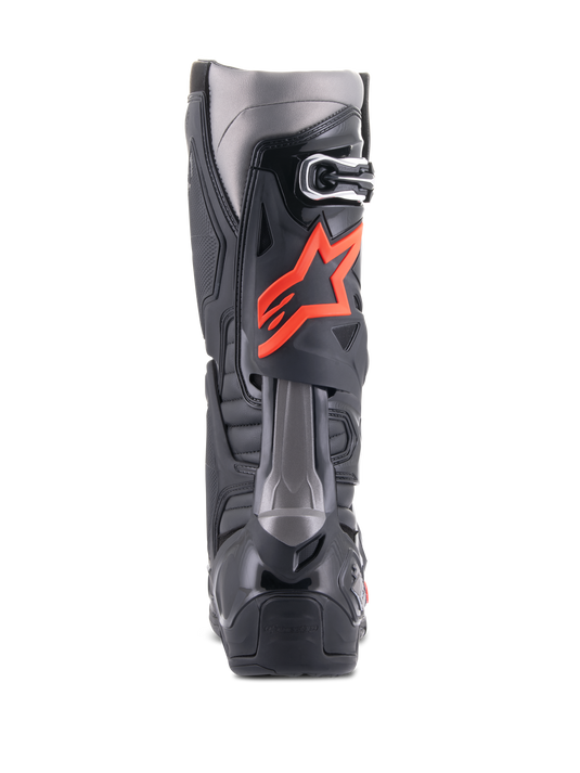 Alpinestars Tech 10 Boots - Black / Red Fluo