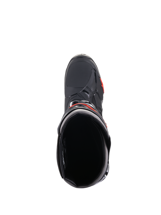 Alpinestars Tech 10 Boots - Black / Red Fluo