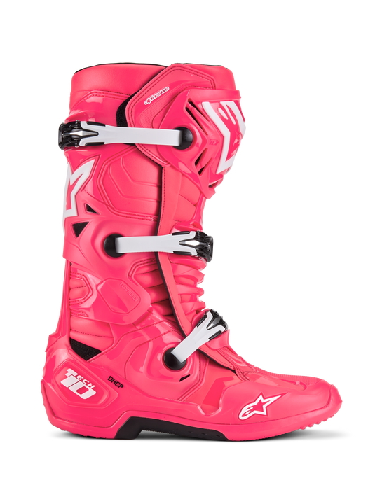 Alpinestars Tech 10 Boots - Diva Pink / White