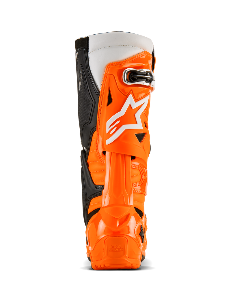 Load image into Gallery viewer, Alpinestars Tech 10 Enduro Boots - Orange Fluo / Black / White
