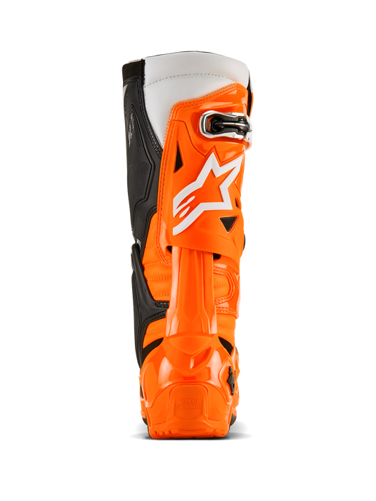 Alpinestars Tech 10 Enduro Boots - Orange Fluo / Black / White