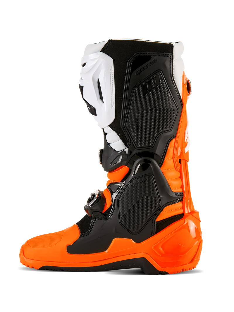 Load image into Gallery viewer, Alpinestars Tech 10 Enduro Boots - Orange Fluo / Black / White
