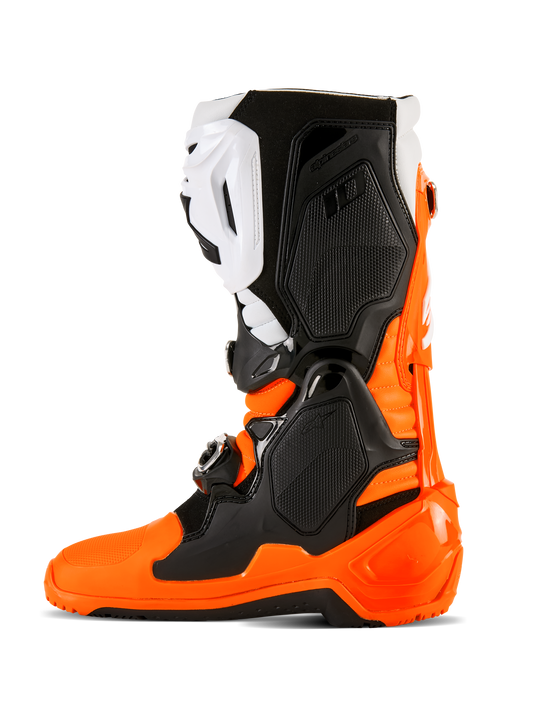 Alpinestars Tech 10 Enduro Boots - Orange Fluo / Black / White