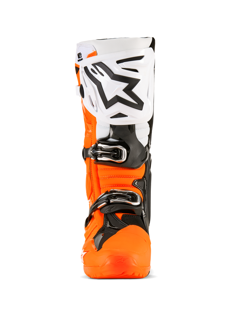 Load image into Gallery viewer, Alpinestars Tech 10 Enduro Boots - Orange Fluo / Black / White

