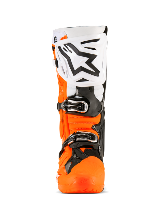 Alpinestars Tech 10 Enduro Boots - Orange Fluo / Black / White