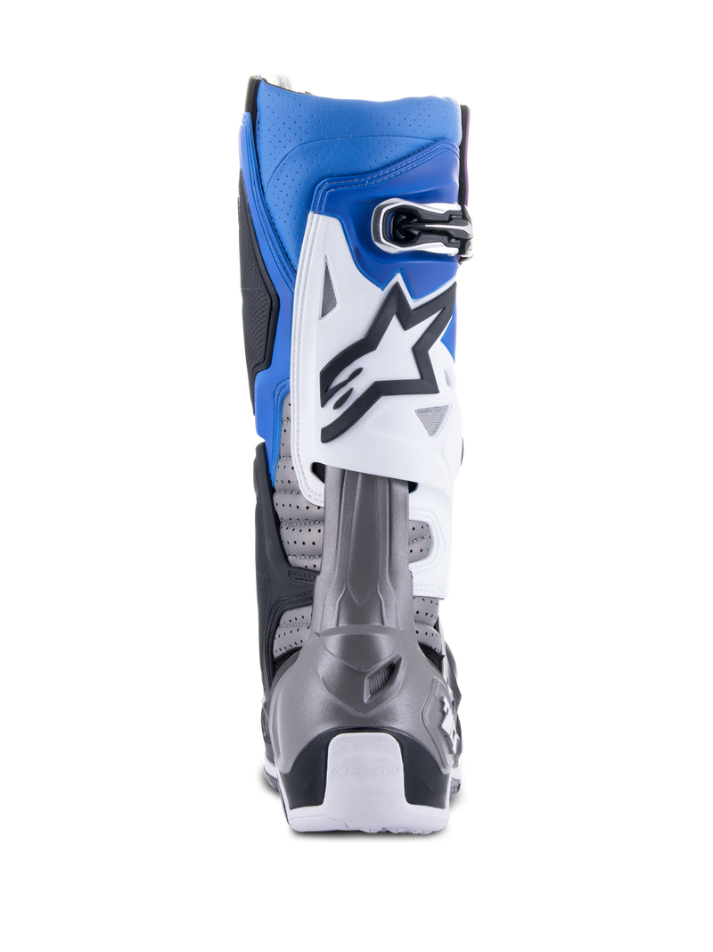 Load image into Gallery viewer, Alpinestars Tech 10 Supervented Boots - Black / Enamel Blue / Purple / White
