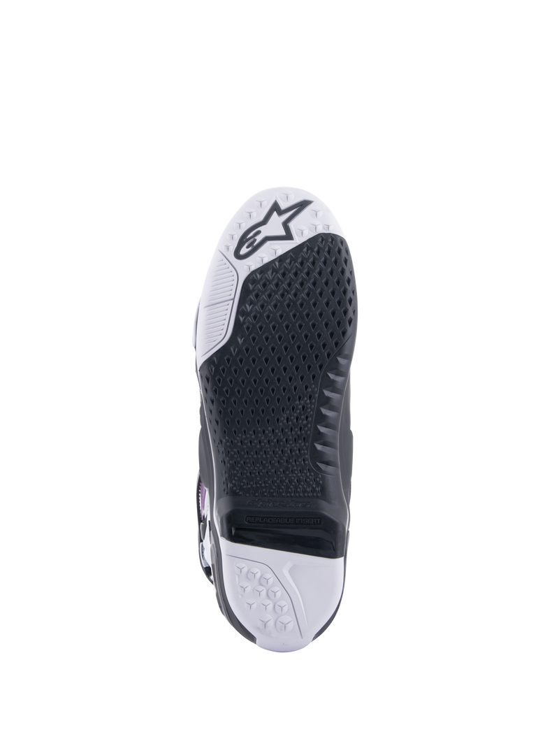 Load image into Gallery viewer, Alpinestars Tech 10 Supervented Boots - Black / Enamel Blue / Purple / White
