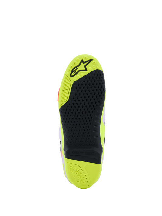 Alpinestars Tech 10 Supervented Boots - Purple / Yellow Fluo / Diva Pink