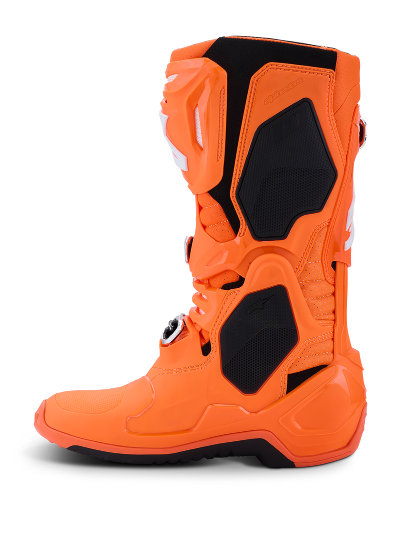 Load image into Gallery viewer, Alpinestars Tech 10 Supervented Boots - Orange Fluo / Black / White

