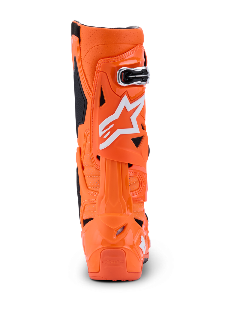 Load image into Gallery viewer, Alpinestars Tech 10 Supervented Boots - Orange Fluo / Black / White
