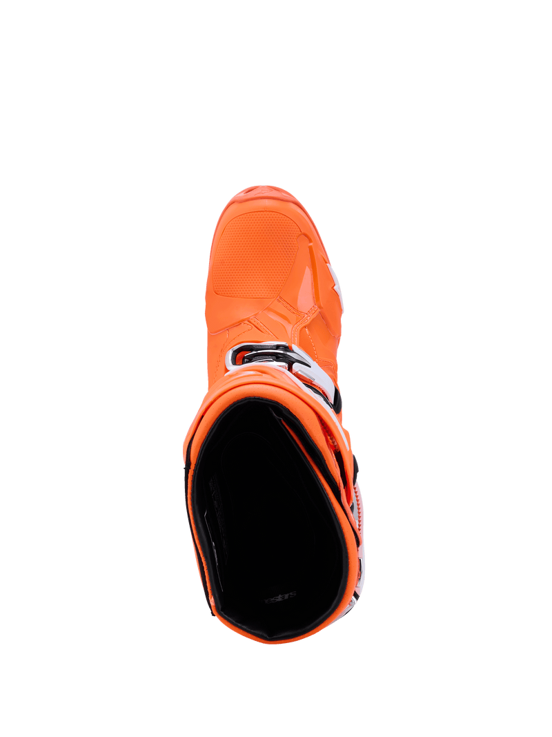 Load image into Gallery viewer, Alpinestars Tech 10 Supervented Boots - Orange Fluo / Black / White
