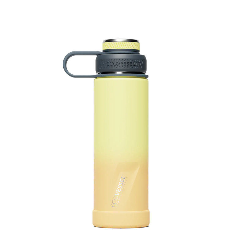 Load image into Gallery viewer, EcoVessel Boulder 20 oz Insulated Water Bottle w/ Strainer - Vamoose Gear Camping Summer Sun
