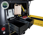 Cargo Box With Slide Out Drawer & Working Station Size - Black Powder Coat Universal - Vamoose Gear