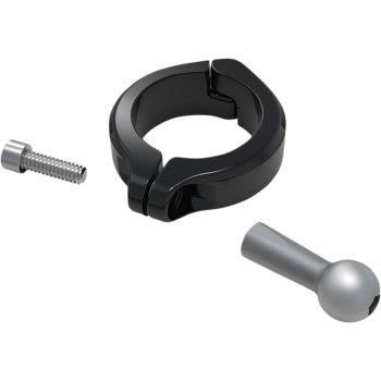 Ciro - Ball Mount - Aluminum Clamp - 1-1/2" Handlebars - Black