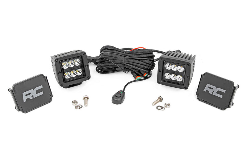 Load image into Gallery viewer, 2-INCH SQUARE CREE LED LIGHTS - (PAIR) - Vamoose Gear
