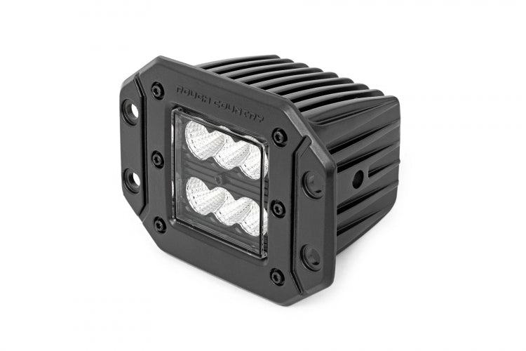 Load image into Gallery viewer, 2-INCH SQUARE FLUSH MOUNT CREE LED LIGHTS - (PAIR - Vamoose Gear Flood
