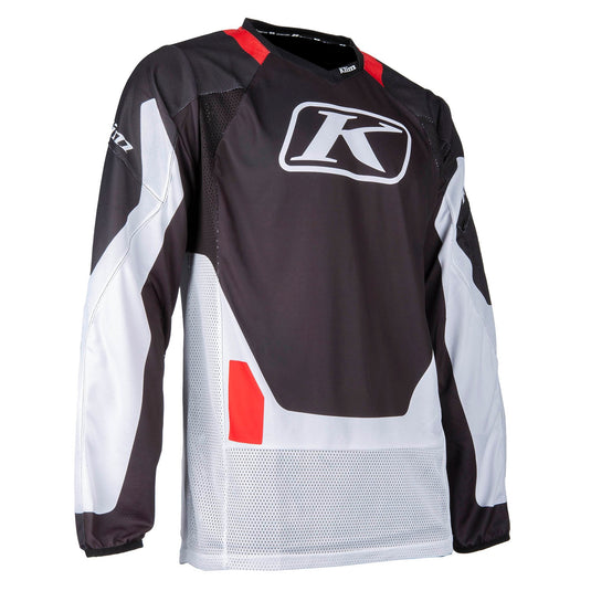 Klim Dakar Jersey: Synth Black - Redrock