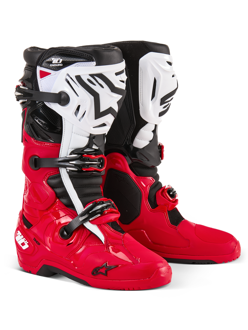 Load image into Gallery viewer, Alpinestars Tech 10 Enduro Boots - Bright Red / Black / White

