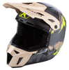 Klim: F3 Carbon Helmet DNA Montana Tan - Hi-Vis