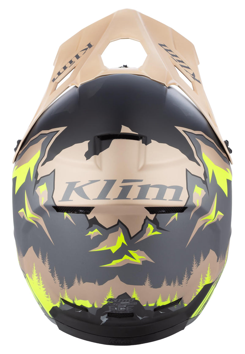 Load image into Gallery viewer, Klim: F3 Carbon Helmet DNA Montana Tan - Hi-Vis
