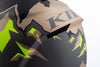 Klim: F3 Carbon Helmet DNA Montana Tan - Hi-Vis