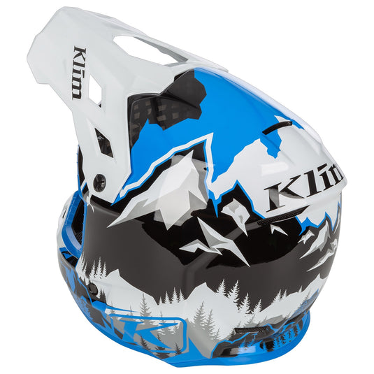 Klim: F3 Carbon Helmet ECE DNA Electric Blue Lemonade