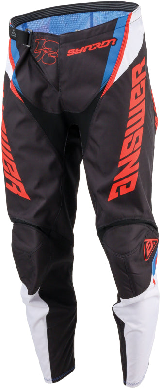 Answer 25 Syncron Envenom Pants Red/White/Blue Size - 34 - Vamoose Gear Powersports Pants Default Title