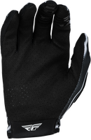 Load image into Gallery viewer, FLY RACING: YOUTH LITE WARPED GLOVES BLACK/WHITE
