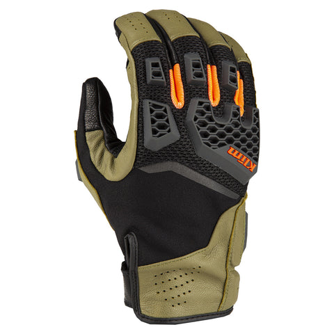 Klim Baja S4 Glove - Sage Strike Orange - Vamoose Gear Apparel