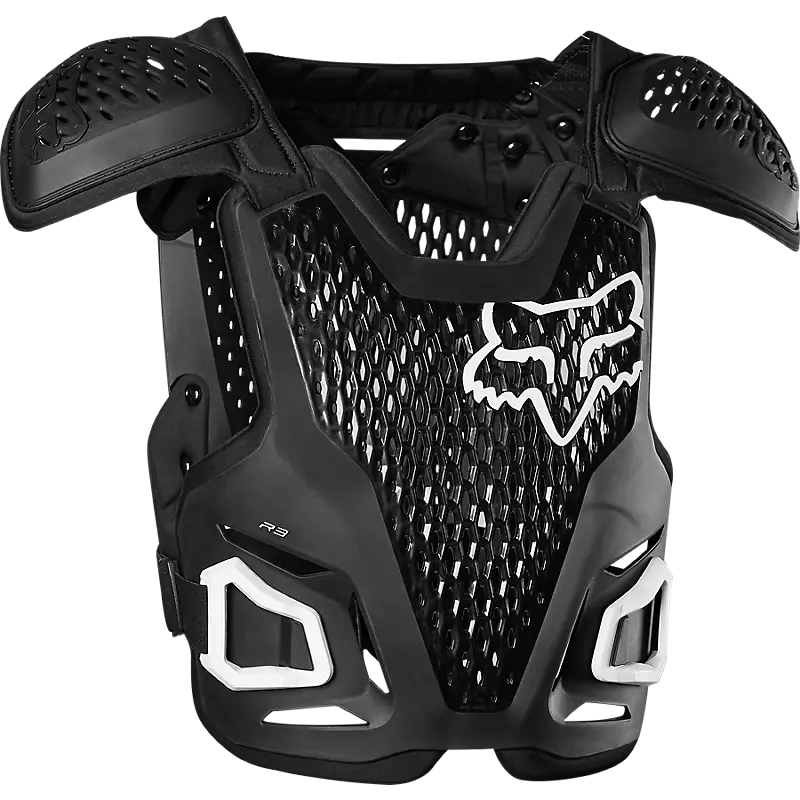 Load image into Gallery viewer, Fox Youth R3 Chest Guard - Vamoose Gear Rider Accessories Black
