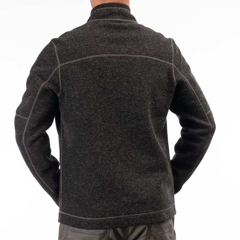 Load image into Gallery viewer, Klim Bighorn Canyon Wool Fleece 1/4 Zip - Black Heather - Vamoose Gear Apparel
