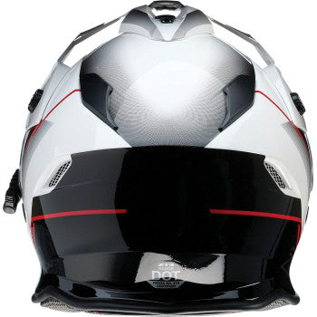 Load image into Gallery viewer, Z1R Range Bladestorm Snow Electric Helmet - Black/Red/White - Vamoose Gear Helmet
