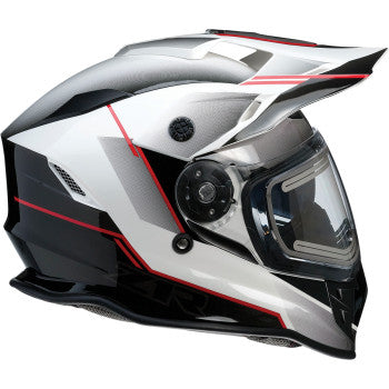 Load image into Gallery viewer, Z1R Range Bladestorm Snow Electric Helmet - Black/Red/White - Vamoose Gear Helmet
