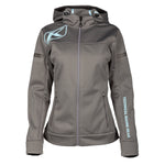 Klim Women's Evolution Hoodie - Vamoose Gear Apparel Small / Castlerock - Crystal Blue