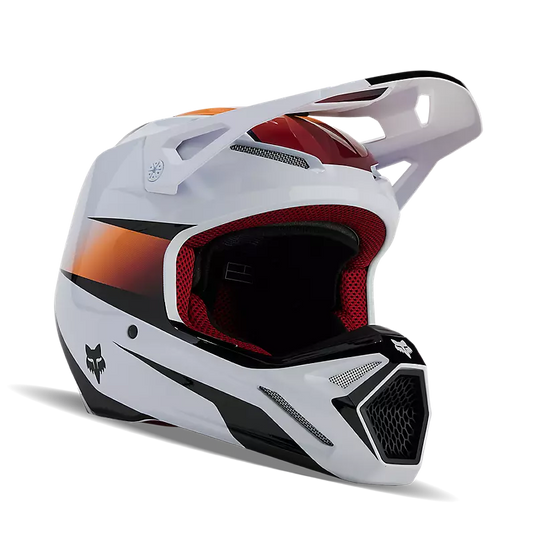 Fox V1 Flora Helmet White/Black