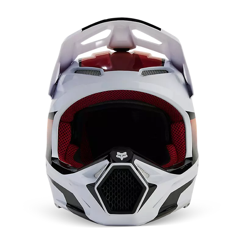 Load image into Gallery viewer, Fox V1 Flora Helmet White/Black
