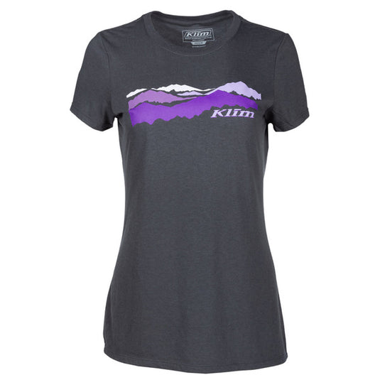 Klim Women's Horizon SS T - 2 Colors! - Vamoose Gear Apparel Charcoal / Heliotrope / Small