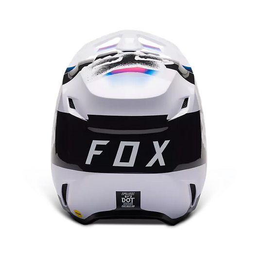 Fox Racing V1 Horyzn Helmet Black / White - Vamoose Gear Helmet