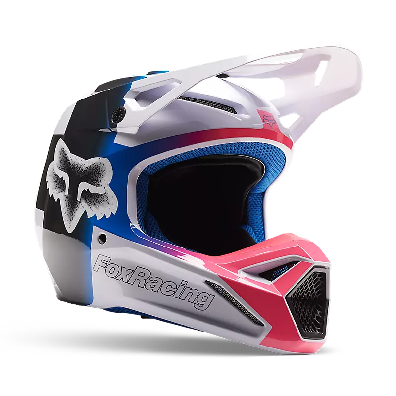 Load image into Gallery viewer, Fox Racing V1 Horyzn Helmet Black / White - Vamoose Gear Helmet
