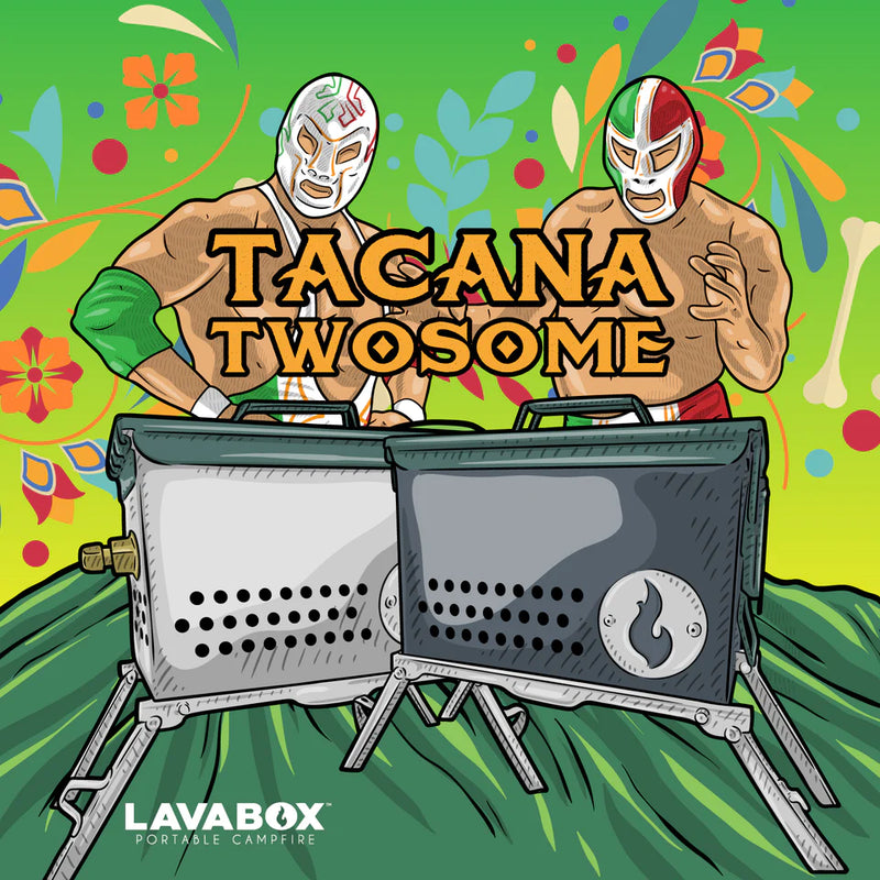 Load image into Gallery viewer, The Tacana Twosome: LavaBox and Over-Under Grill Thingy - Vamoose Gear
