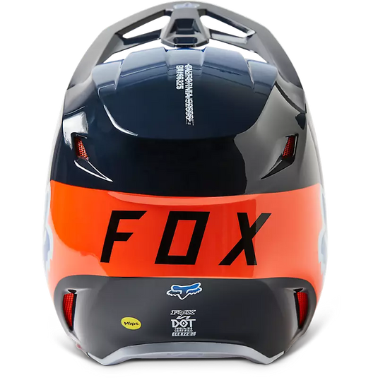 Fox Racing V1 Toxsyc Helmet - Midnight Blue - Vamoose Gear Helmet