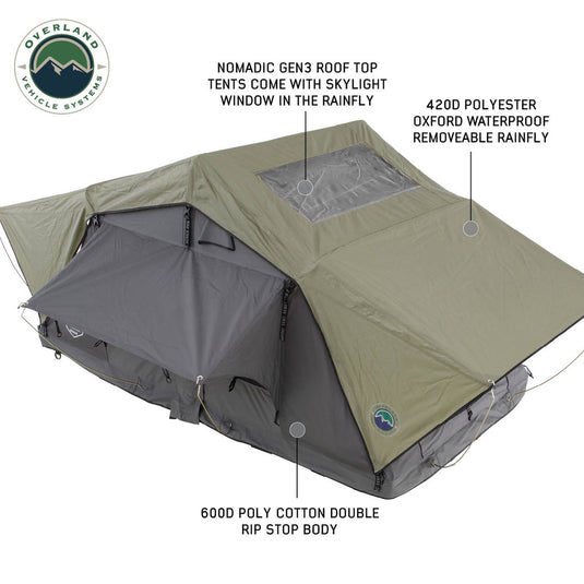 Nomadic 2 Standard Roof Top Tent - Vamoose Gear