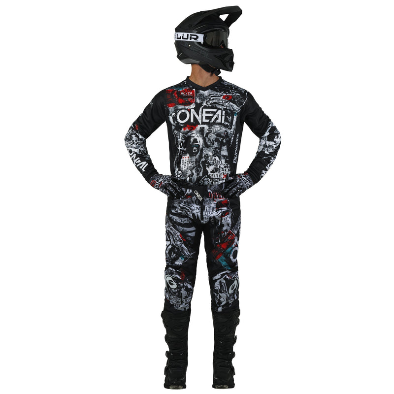 Load image into Gallery viewer, O'NEAL Element Attack Jersey Black/White
