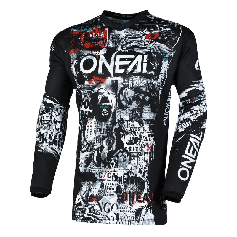 Load image into Gallery viewer, O'NEAL Element Attack Jersey Black/White
