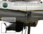 Nomadic Awning 270 Degree - Passenger Side Dark Gray Awning With Black Cover - Vamoose Gear